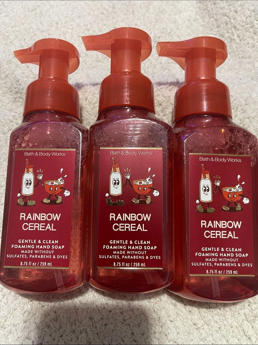 NEW- Bath & Body Works. Rainbow Cereal Foam Soap